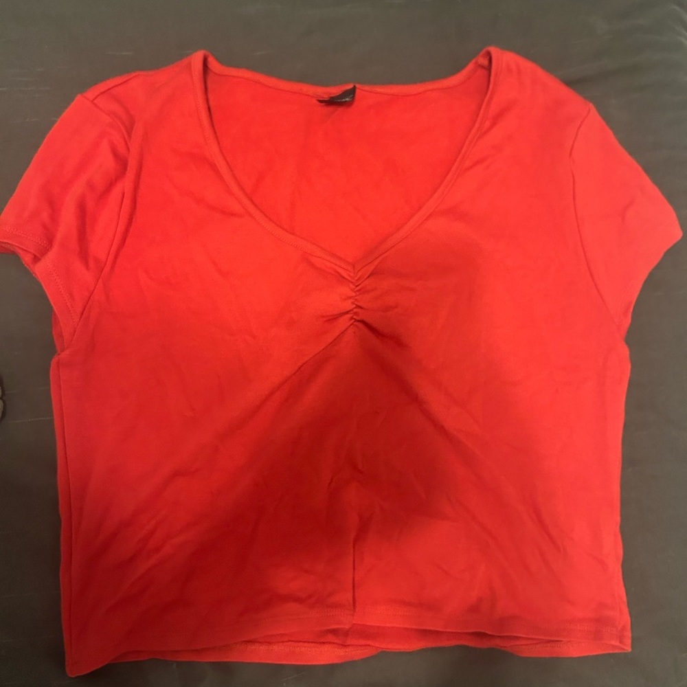 PacSun Red V-Neck Top